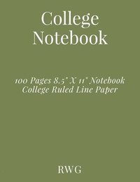 bokomslag College Notebook