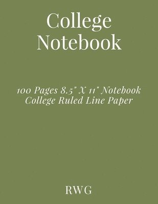 bokomslag College Notebook