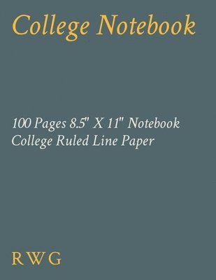 bokomslag College Notebook