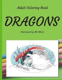 bokomslag Adult Coloring Book Dragons