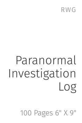 bokomslag Paranormal Investigation Log