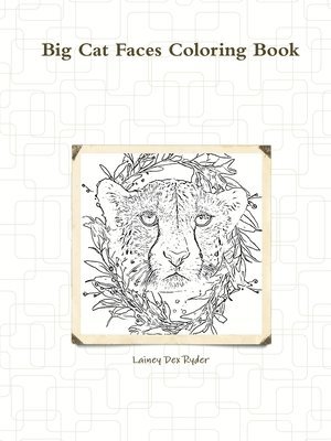 bokomslag Big Cat Faces Coloring Book