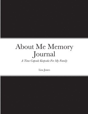 bokomslag About Me Memory Journal