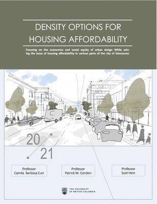 Patrick Condon, Niloofar Soudmand - Density Options for Housing Affordability, Häftad