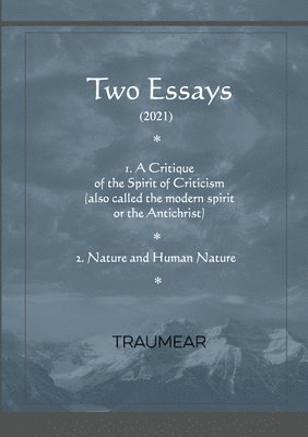 Two Essays 1