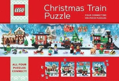 bokomslag Lego Christmas Train Puzzle: Four Connecting 100-Piece Puzzles