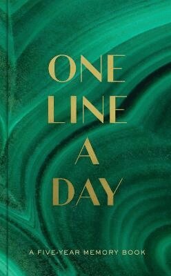 Books Chronicle - Femårsdagbok - One Line A Day - Malakit, Övrigt