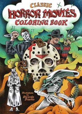 bokomslag Classic Horror Movies Coloring Book