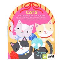 bokomslag Cats Coloring Book + Stickers