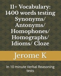 bokomslag 11+ Vocabulary: 1400 Words Testing Synon