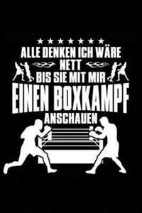 bokomslag Nett - Außer Beim Boxkampf: Notizbuch Für Boxen Boxer-In Boxen Sport Box-Sport Boxer