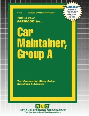 bokomslag Car Maintainer, Group A