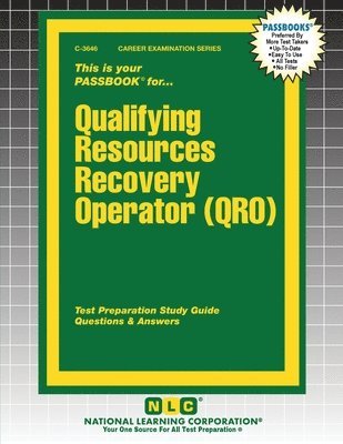 bokomslag Qualifying Resources Recovery Operator (QRO)