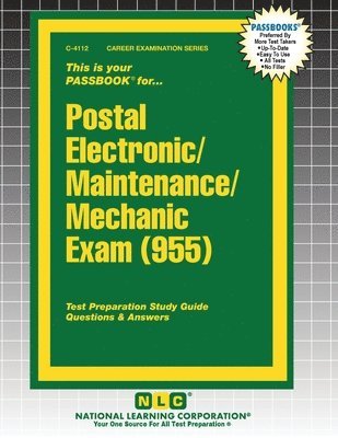 bokomslag Postal Electronic/Maintenance/Mechanic Examination (955)