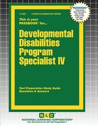 bokomslag Developmental Disabilities Program Specialist IV