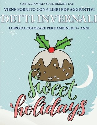 Libro da colorare per bambini di 7+ anni (Detti invernali)