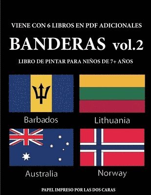 Isabella Martinez - Libro de pintar para niños de 7+ años (Banderas vol. 2), Häftad