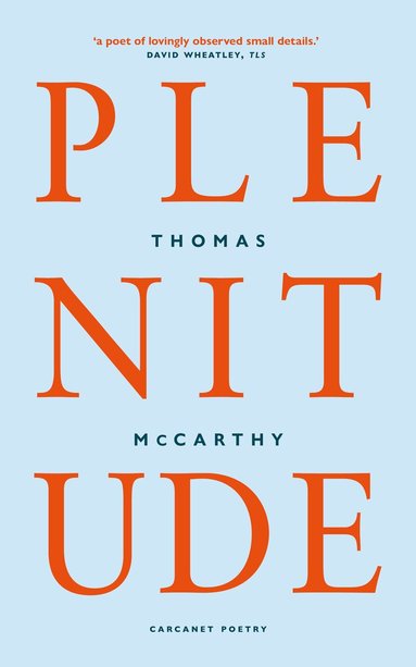 Thomas McCarthy - Plenitude, Häftad
