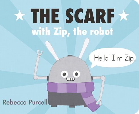 Rebecca Purcell - Scarf, with Zip the Robot, Kartonnage