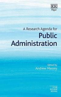 bokomslag A Research Agenda for Public Administration