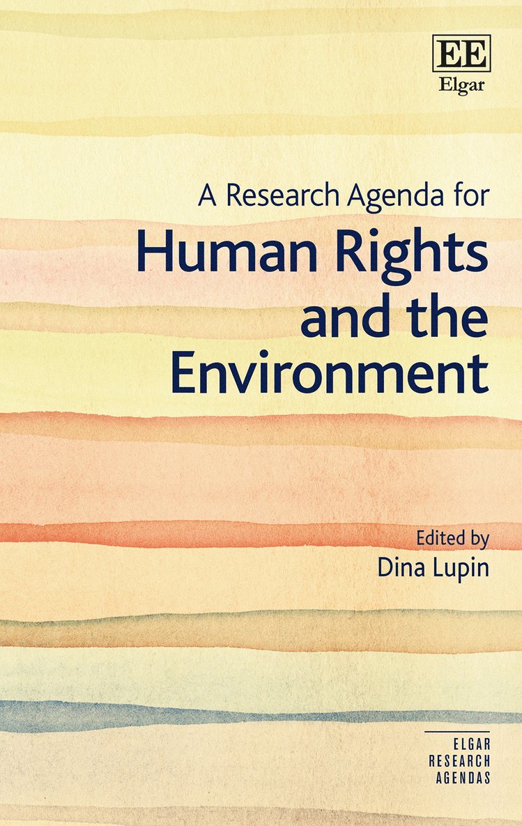 Dina Lupin - Research Agenda for Human Rights and the Environment, Inbunden