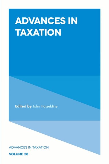 John Hasseldine - Advances in Taxation, Inbunden