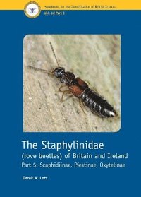 bokomslag The Staphylinidae (rove beetles) of Britain and Ireland Part 5