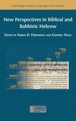 New Perspectives in Biblical and Rabbinic Hebrew 1