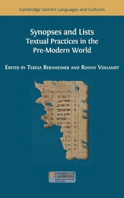 Teresa Bernheimer, Ronny Vollandt - Synopses and Lists, Inbunden