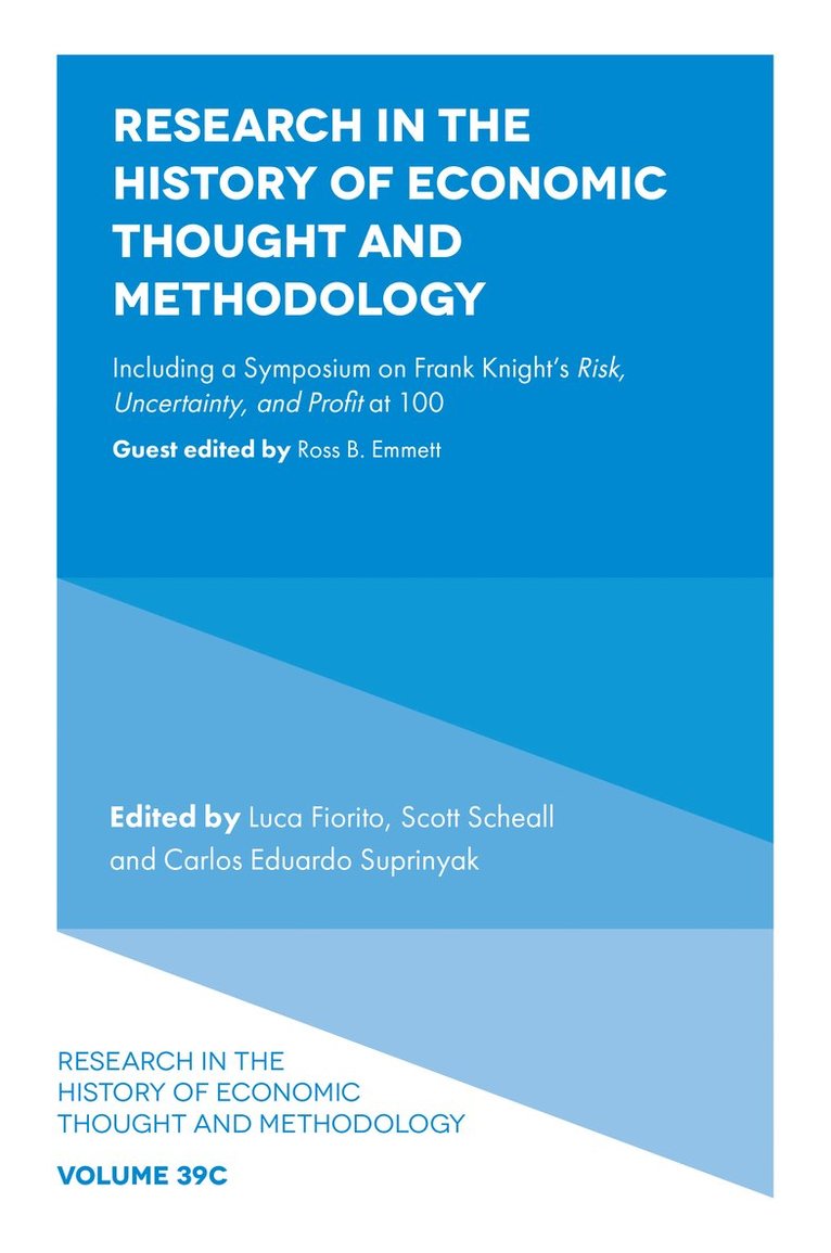 Research in the History of Economic Thought and Methodology 1