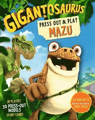 Cyber Group Studios - Gigantosaurus - Press Out and Play MAZU, Häftad