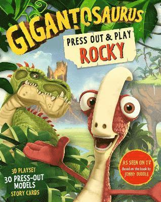 Cyber Group Studios - Gigantosaurus - Press Out and Play ROCKY, Häftad