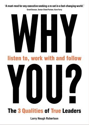 WHY listen to, work with and follow YOU? 1