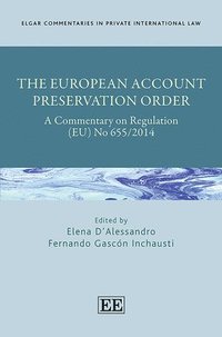 bokomslag The European Account Preservation Order