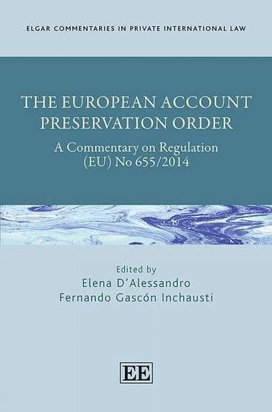 Elena D’Alessandro, Fernando Gascón Inchausti - European Account Preservation Order, Inbunden