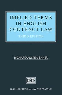 bokomslag Implied Terms in English Contract Law