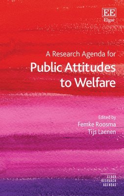 bokomslag A Research Agenda for Public Attitudes to Welfare