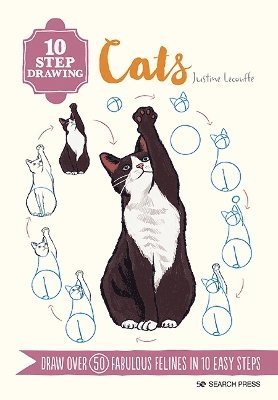 10 Step Drawing: Cats 1