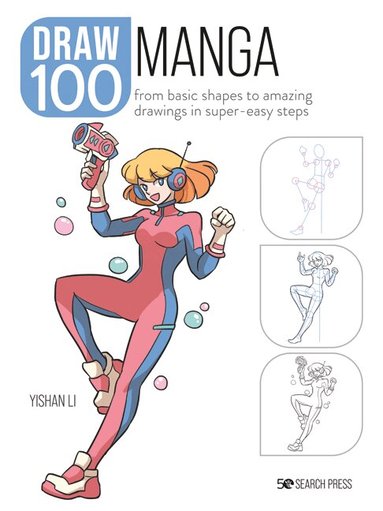 Yishan Li - Draw 100: Manga, Häftad
