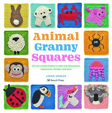 Leonie Morgan - Animal Granny Squares, Häftad