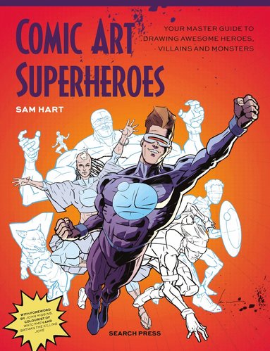 Sam Hart - Comic Art Superheroes, Häftad