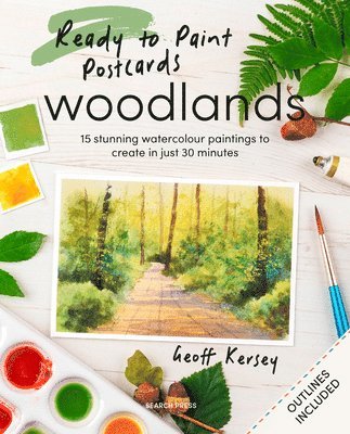 Ready to Paint Postcards: Woodlands 1