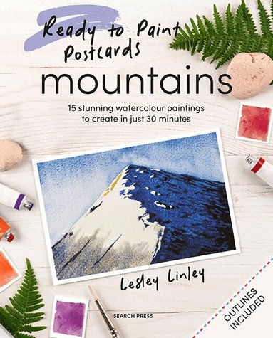 Lesley Linley - Ready to Paint Postcards: Mountains, Häftad
