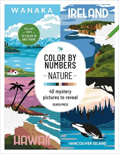 Search Press - Color by Numbers: Nature, Häftad