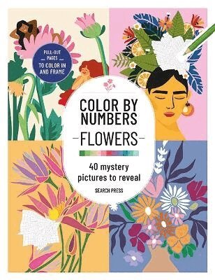 Search Press - Color by Numbers: Flowers, Häftad