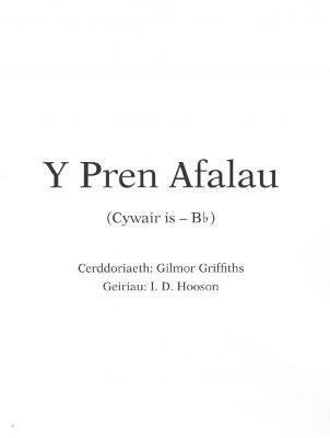 Pren Afalau, Y (Cywair is Bb) 1