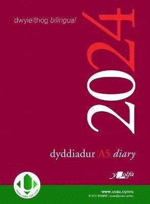 bokomslag Dyddiadur Addysg A5 y Lolfa 2024 Diary