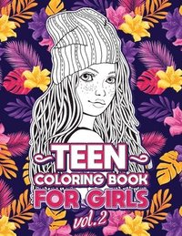 bokomslag Teen Coloring Books for Girls