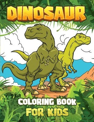 Oliver Brooks - DINOSAUR COLORING BOOK for kids, Häftad