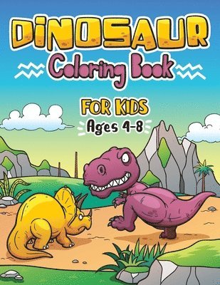 Dinosaur Coloring Book for Kids ages 4-8 1